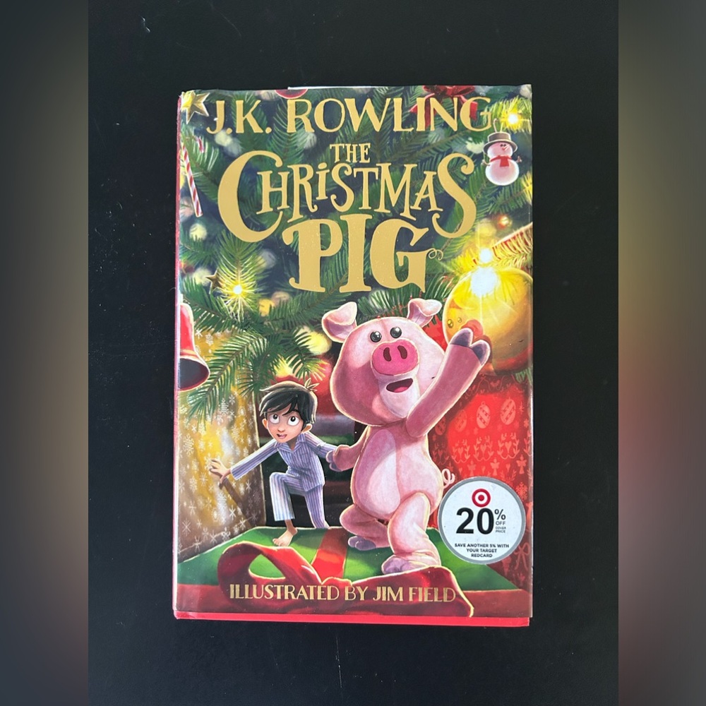 Vintage The Christmas Pig Book J K Rowling HC DJ 2021